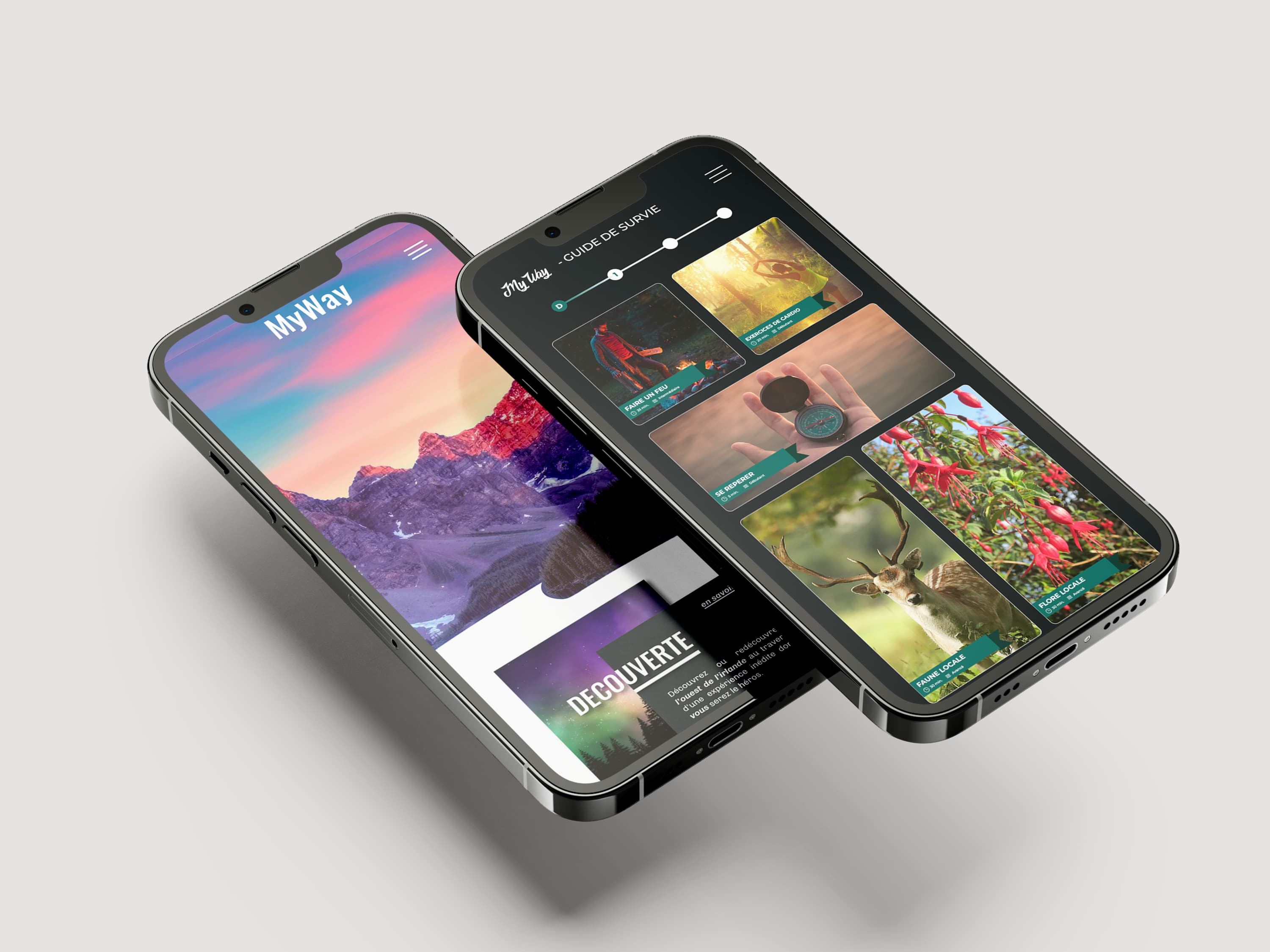 Trek my way - mockup 1